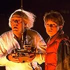 Michael J. Fox and Christopher Lloyd in Back to the Future (1985)