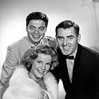 Ross Martin, Pippa Scott, and John Vivyan in Mr. Lucky (1959)
