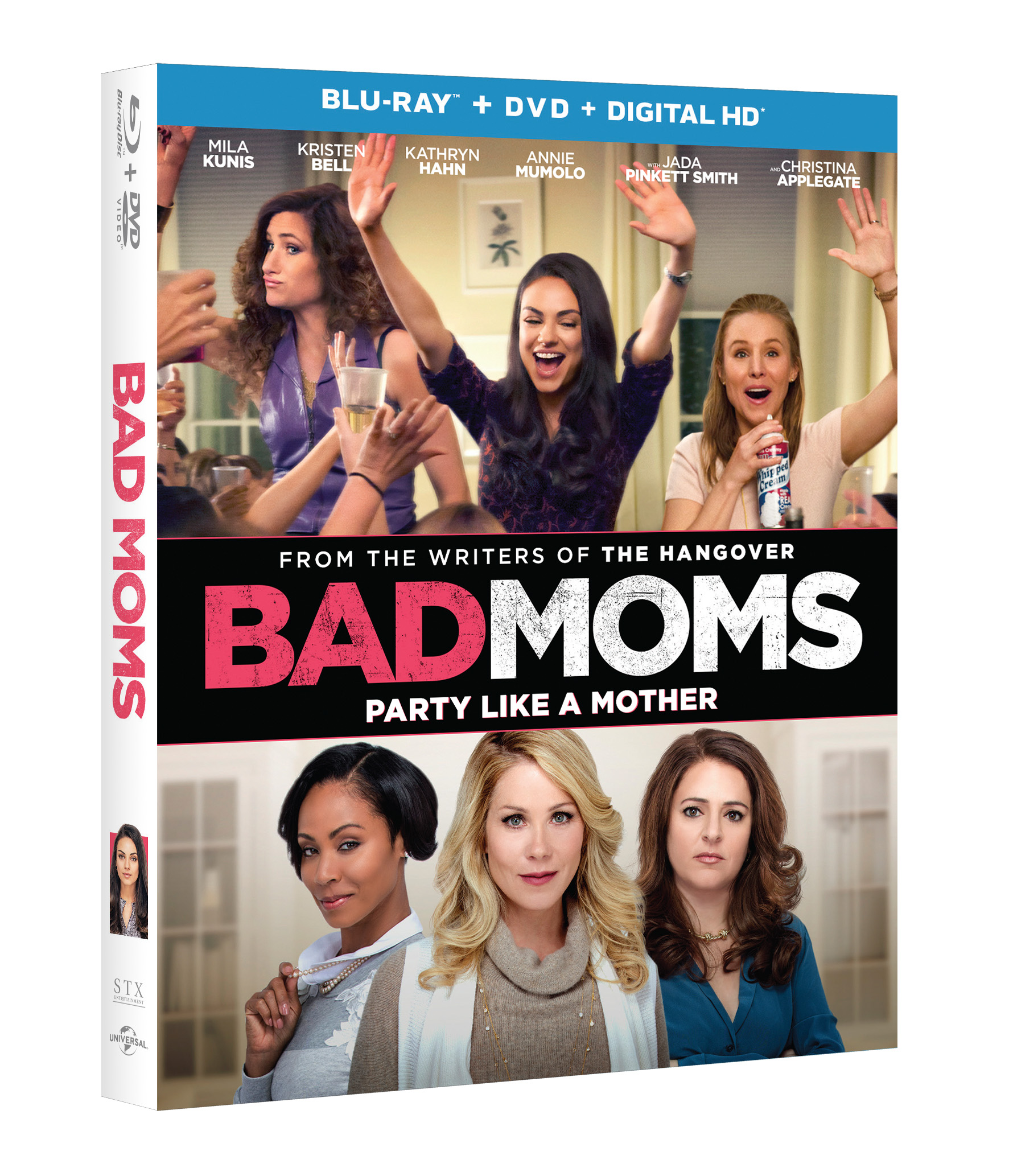 Jada Pinkett Smith, Christina Applegate, Mila Kunis, Kristen Bell, Kathryn Hahn, and Annie Mumolo in Bad Moms (2016)