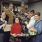 Ron Howard, Marion Ross, Tom Bosley, Erin Moran, and Randolph Roberts in Happy Days (1974)