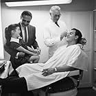 Danny Thomas with Angela Cartwright and Sheldon Leonard during "The Danny Thomas Show" (aka "Make Room for Daddy")