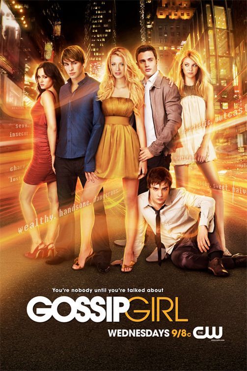 Penn Badgley, Blake Lively, Taylor Momsen, Leighton Meester, Chace Crawford, and Ed Westwick in Gossip Girl (2007)