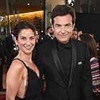 Jason Bateman and Amanda Anka at an event for 75th Golden Globe Awards (2018)