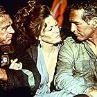 Paul Newman, Steve McQueen, and Faye Dunaway in The Towering Inferno (1974)