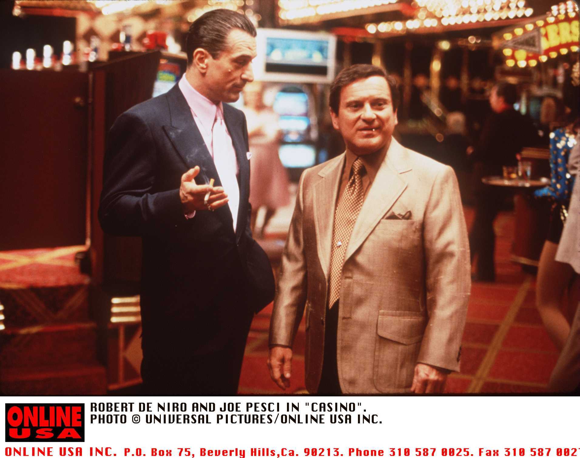 Robert De Niro and Joe Pesci in Casino (1995)