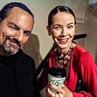 Jimmy Dempster On location with co star Olivia Jordan (Escape From Love)