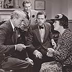 Mary Boland, Wallace Ford, Roger Imhof, and Donald Woods in A Son Comes Home (1936)