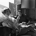 Jane Fonda at home with husband Roger Vadim