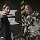 Matt Damon and Neill Blomkamp in Elysium (2013)