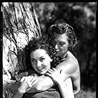 Maureen O'Sullivan and Johnny Weissmuller in Tarzan Escapes (1936)