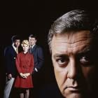 "Ironside" Don Galloway, Barbara Anderson, Don Mitchell, Raymond Burr circa 1975