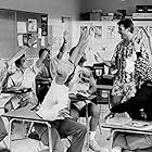 Mark Harmon, Courtney Thorne-Smith, Dean Cameron, Richard Steven Horvitz, and Shawnee Smith in Summer School (1987)