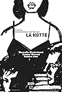 Marcello Mastroianni, Jeanne Moreau, and Monica Vitti in La Notte (1961)