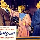 Carole Lombard, Walter Connolly, and Fredric March in Nothing Sacred (1937)