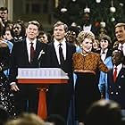 Ronald Reagan, Pat Boone, Natalie Cole, Nancy Reagan, Amy Grant, and Tom Brokaw in Christmas in Washington (2008)