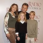 Pat Sajak, Patrick Sajak, Lesly Brown, and Maggie Sajak at an event for Radio (2003)