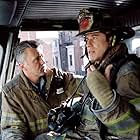 John Travolta and Mark Yant in Ladder 49 (2004)