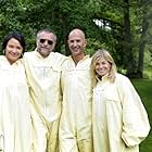 Micael Bindefeld, Sofia Wistam, Michael Nyqvist, and Pernilla Wahlgren in Fest hos Bindefeld (2015)