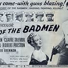 John Archer, Jack Buetel, Bruce Cabot, John Cliff, Robert Ryan, Lawrence Tierney, Claire Trevor, Tom Tyler, and Robert J. Wilke in Best of the Badmen (1951)