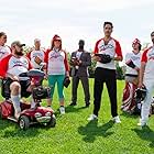 Zak Santiago, Yan-Kay Crystal Lowe, Garfield Wilson, Pete Graham, Jill Morrison, Lee Majdoub, and Corey Schmitt in Benchwarmers 2: Breaking Balls (2019)