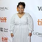 Angie Thomas at an event for The Hate U Give (2018)