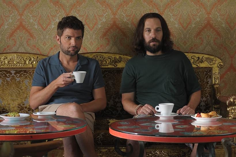 Adam Scott and Paul Rudd in Our Idiot Brother (2011)