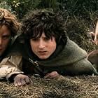 Sean Astin, Elijah Wood, and Andy Serkis in The Lord of the Rings: The Two Towers (2002)