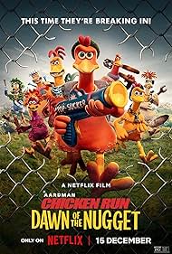 Jane Horrocks, Imelda Staunton, David Bradley, Lynn Ferguson, Thandiwe Newton, Zachary Levi, Josie Sedgwick-Davies, and Bella Ramsey in Chicken Run: Dawn of the Nugget (2023)