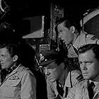 Victor Maddern, David Orr, Nigel Stock, and David Yates in The Night My Number Came Up (1955)
