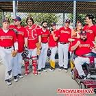 Jon Lovitz, Zak Santiago, Yan-Kay Crystal Lowe, Pete Graham, Jill Morrison, Lee Majdoub, Donovan Wolf, and Corey Schmitt in Benchwarmers 2: Breaking Balls (2019)