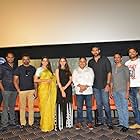 Sukumar, Aditi Rao Hydari, Radha Krishna Jagarlamudi, Lavanya Tripathi, Varun Tej, Y. Rajeev Reddy, Satyadev Kancharana, Sankalp Reddy, Bibo Srinivas, and Raja Chembolu at an event for Antariksham 9000 kmph (2018)