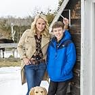 Josie Bissett and Gage Munroe in Christmas with Tucker (2013)