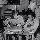 John Agar, Hugh Beaumont, Phil Chambers, and Nestor Paiva in The Mole People (1956)