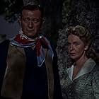 John Wayne and Geraldine Page in Hondo (1953)