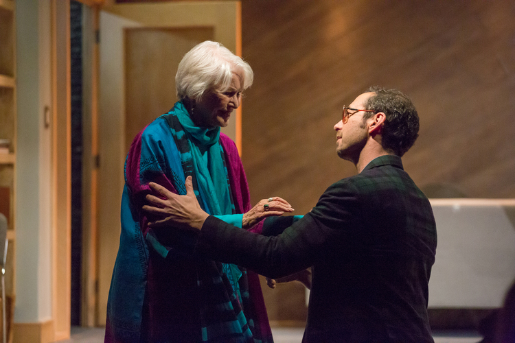 Ellen Burstyn with David Bar Katz at The Relentless Award Ceremony in honor of Philip Seymour Hoffman.