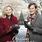 Brooke Burns and Tom Everett Scott in Christmas Connection (2017)