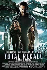 Kate Beckinsale, Jessica Biel, and Colin Farrell in Total Recall (2012)