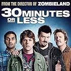 Jesse Eisenberg, Nick Swardson, Danny McBride, and Aziz Ansari in 30 Minutes or Less (2011)