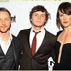 James McAvoy, Evan Peters, Carolina Bartczak attending a screening of Xmen: Apocalypse.  New York, May 24th 2016