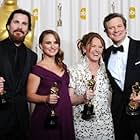 Colin Firth, Natalie Portman, Christian Bale, and Melissa Leo in The 83rd Annual Academy Awards (2011)