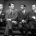 Frank Sinatra, Dean Martin, Sammy Davis Jr., and Peter Lawford in Ocean's Eleven (1960)