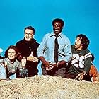 Joanna Cassidy, George C. Scott, Sorrell Booke, Don Calfa, Frank McRae, and Bibi Osterwald in The Bank Shot (1974)