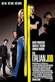 Charlize Theron, Mark Wahlberg, Seth Green, Edward Norton, Jason Statham, Yasiin Bey, and Franky G in The Italian Job (2003)