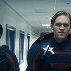 Clé Bennett and Wyatt Russell in The Falcon and the Winter Soldier (2021)