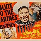 Wallace Beery, Donald Curtis, William Lundigan, Marilyn Maxwell, and Dewey Robinson in Salute to the Marines (1943)