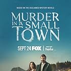 Kristin Kreuk and Rossif Sutherland in Murder in a Small Town (2024)