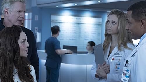 Hill Harper, William R. Moses, Sarah-Jane Redmond, and Fiona Gubelmann in The Good Doctor (2017)