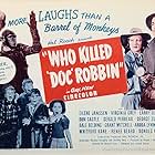 Dale Belding, Don Castle, Charles Gemora, Virginia Grey, Paul Hurst, Eilene Janssen, Ardda Lynwood, Peter Miles, and Larry Olsen in Who Killed 'Doc' Robbin? (1948)