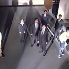 Tatsuya Fujiwara, Takeshi Kaga, Miyuki Komatsu, Ikuji Nakamura, Nana Katase, Ken'ichi Matsuyama, Sota Aoyama, and Tatsuhito Okuda in Death Note: The Last Name (2006)