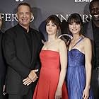 Tom Hanks, Ron Howard, Felicity Jones, Ana Ularu, and Omar Sy at an event for Inferno (2016)